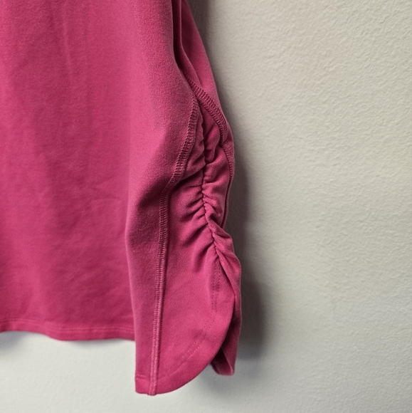 Half Moon Ruched Tank Top Pink M - Picture 3 of 5